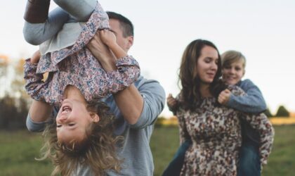 child engaged during the school holidays image